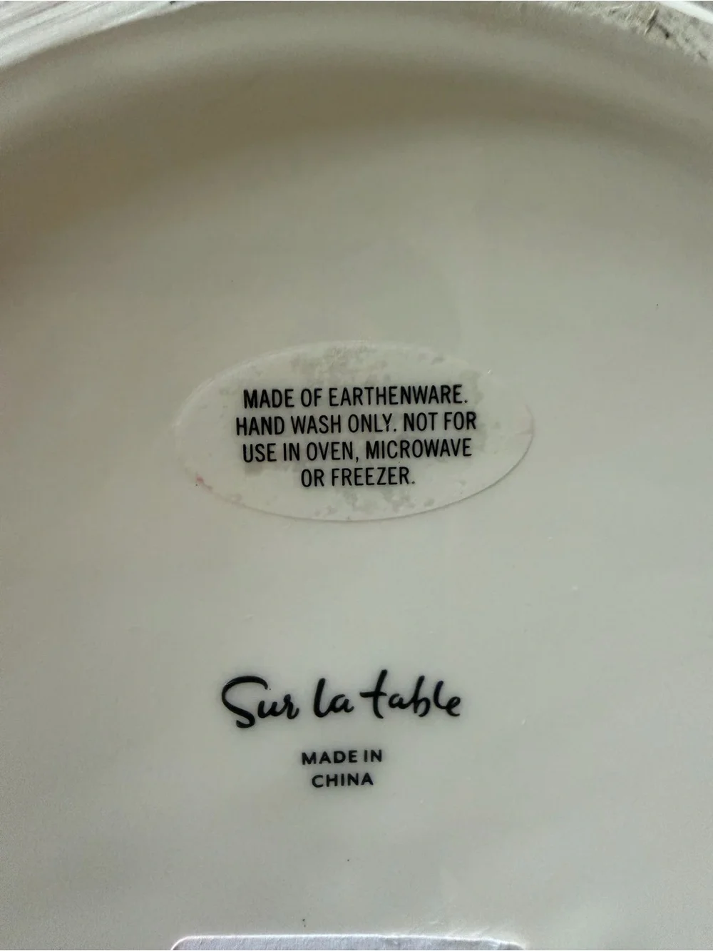 Sur La Table Earthenware Citrus Utensil Crock